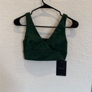Alphalete Deep Green Sports Bra